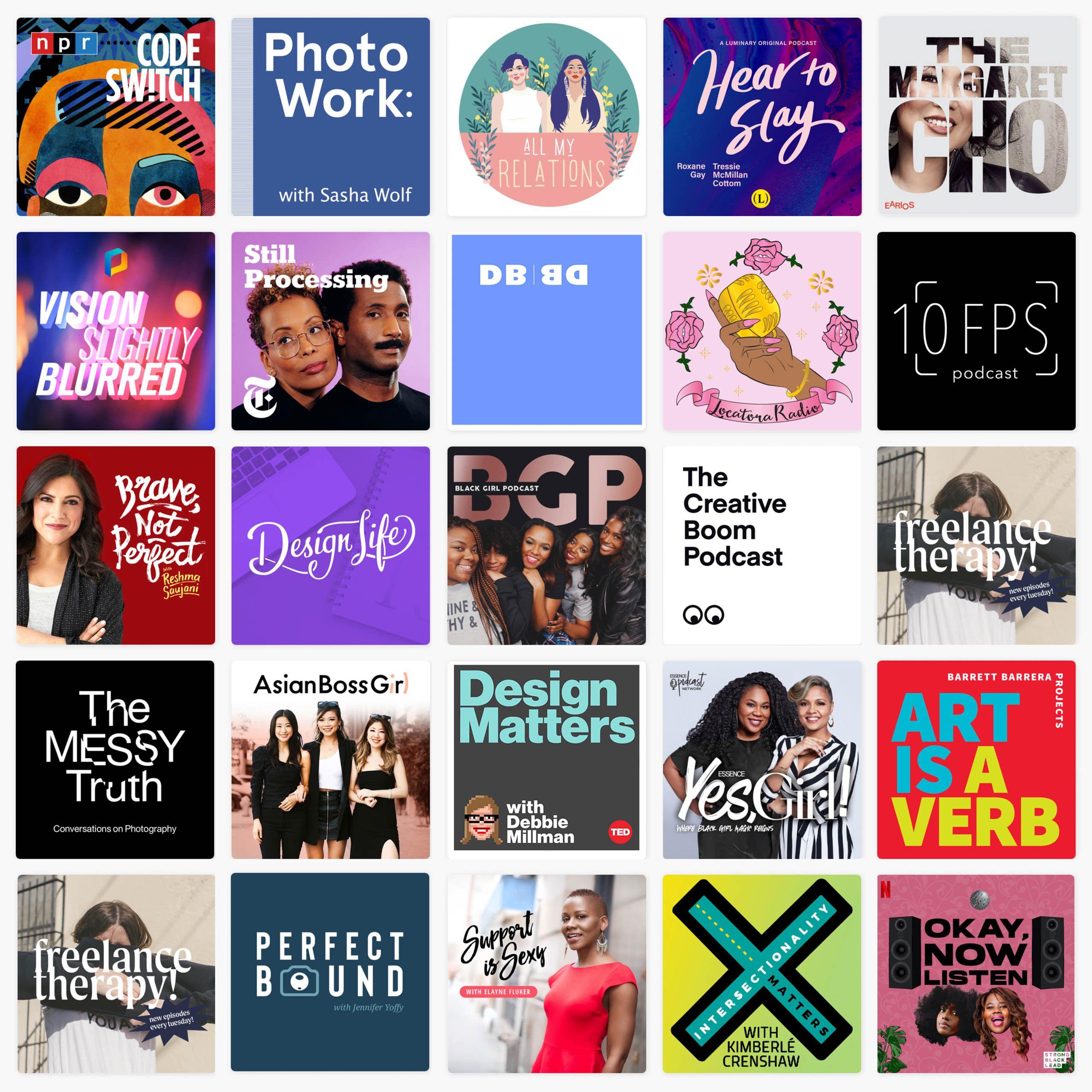 24 Podcasts by Creative Women To Inspire Your Day